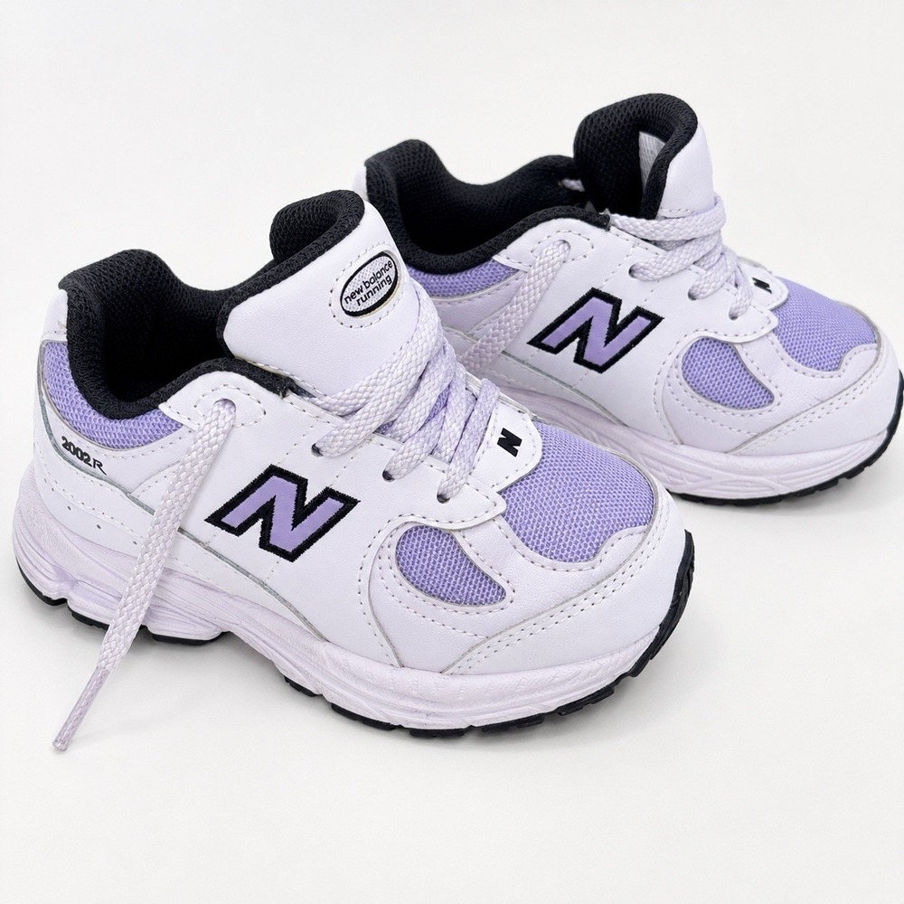 New Balance 2002R Taro Lilac Toddler Girls Sneakers Size 8 Athletic Shoes